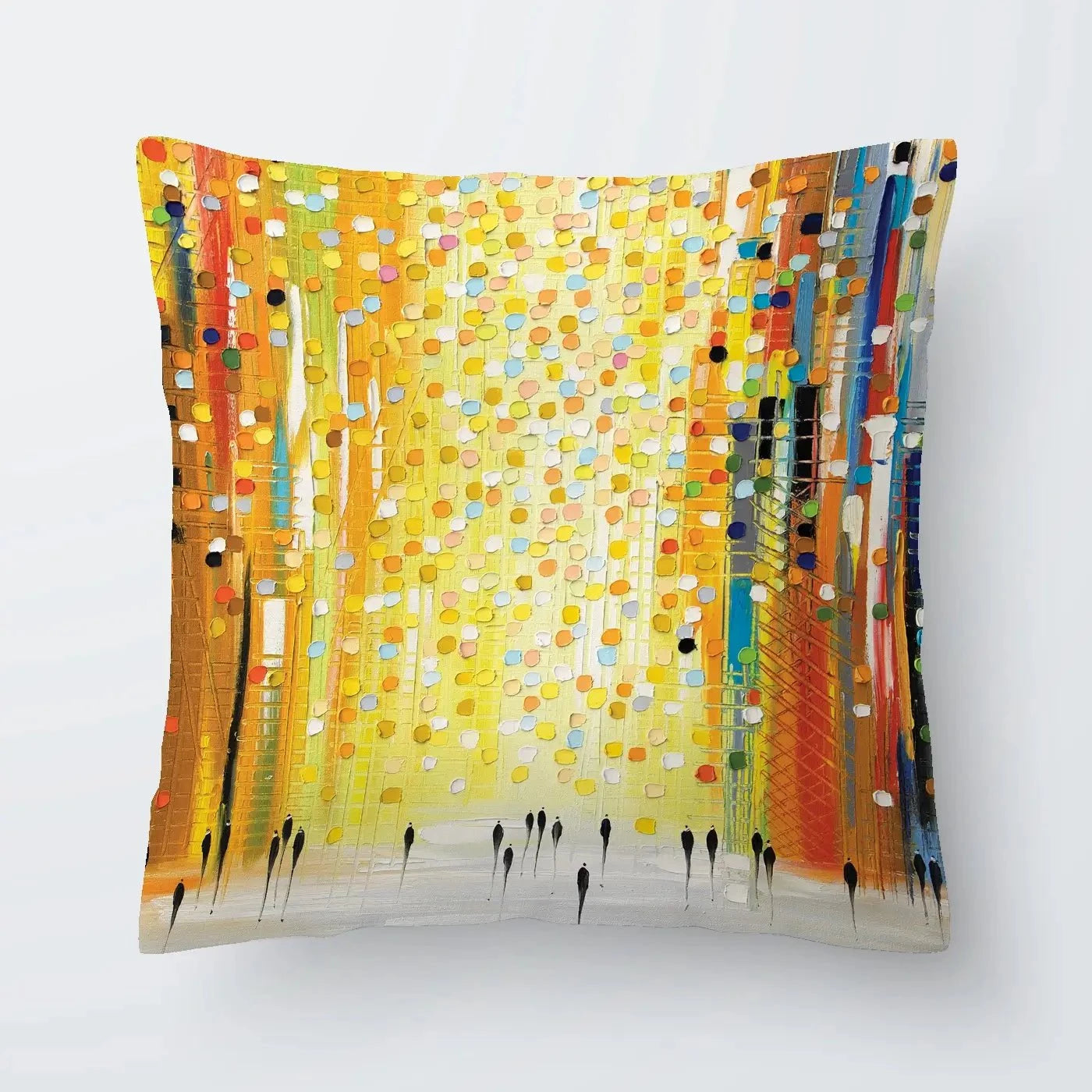 Sunset Lights Cushion Sunset Lights Cushion wall art product Ekaterina Ermilkina