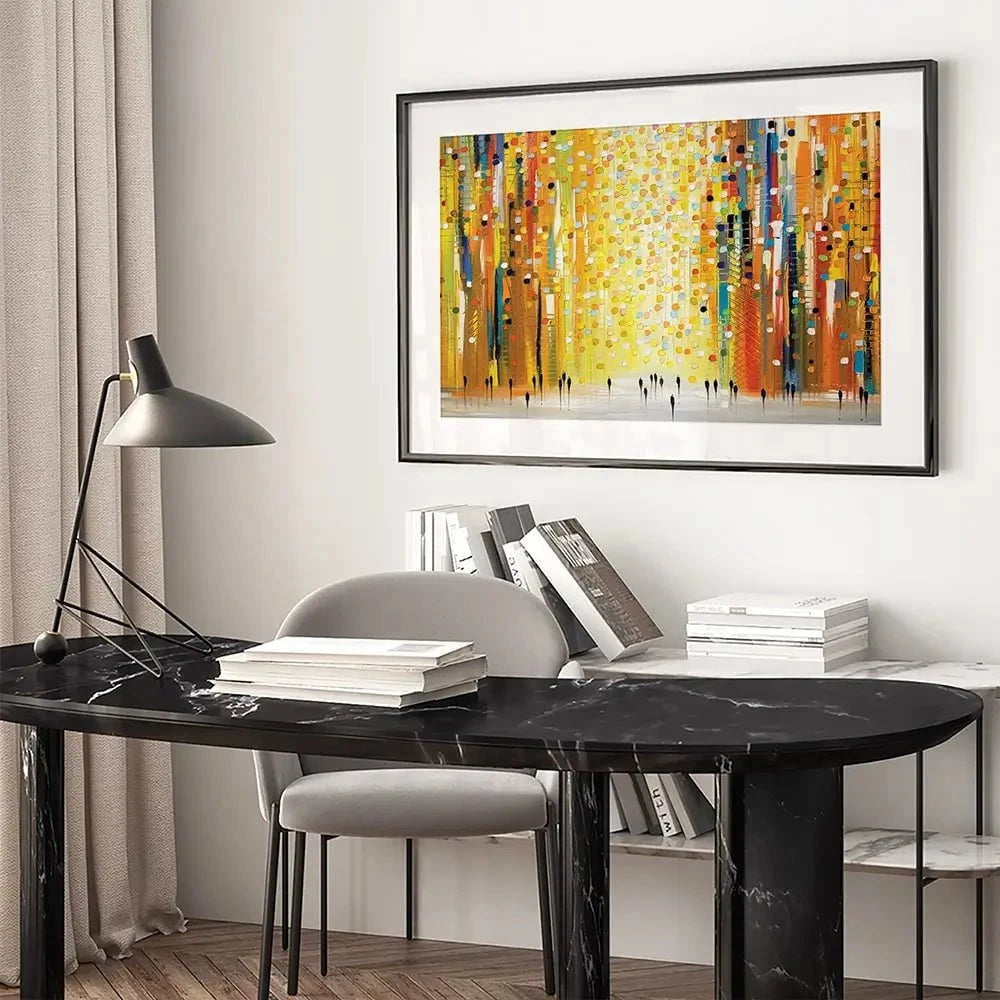 Sunset Lights Framed Art Print Sunset Lights Framed Art Print wall art product Ekaterina Ermilkina