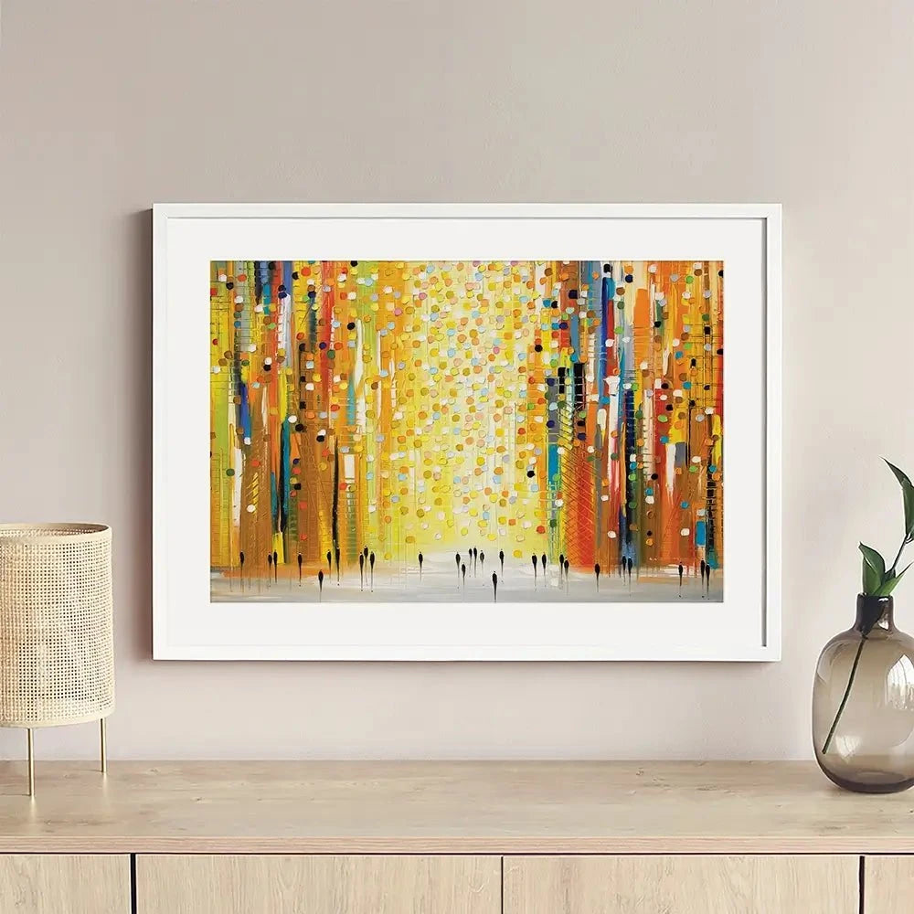 Sunset Lights Framed Art Print Sunset Lights Framed Art Print wall art product Ekaterina Ermilkina