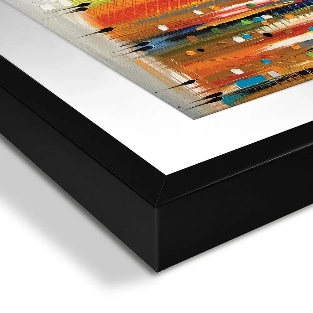 Sunset Lights Framed Art Print Sunset Lights Framed Art Print wall art product Ekaterina Ermilkina