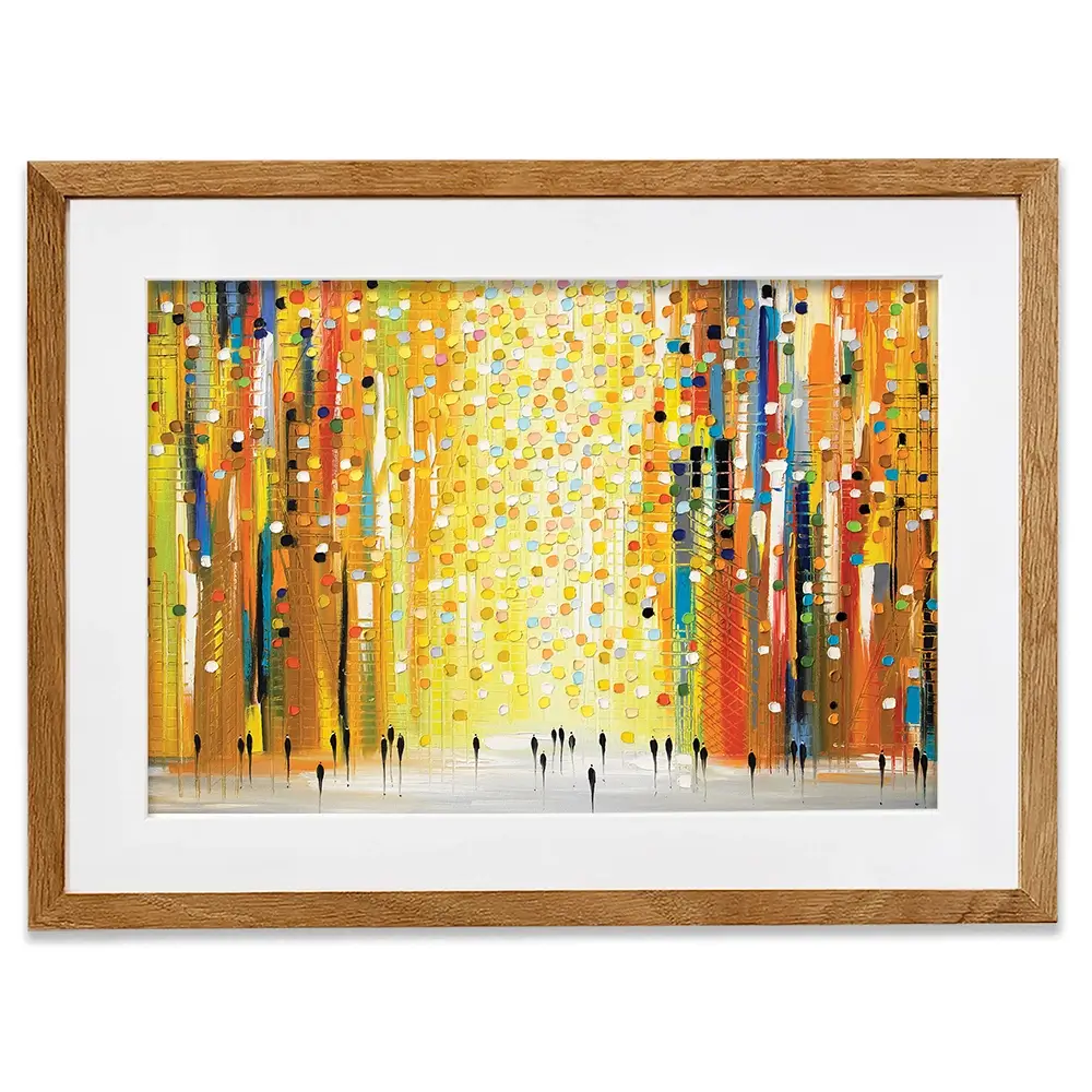 Sunset Lights Framed Art Print Sunset Lights Framed Art Print wall art product Ekaterina Ermilkina