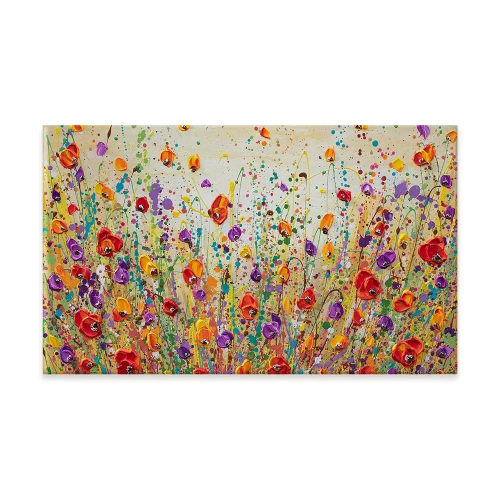 Sunset Meadow Canvas Print Sunset Meadow Canvas Print wall art product Olga Tkachyk