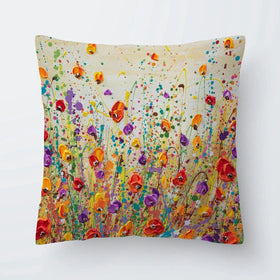 Sunset Meadow Cushion Sunset Meadow Cushion wall art product Olga Tkachyk