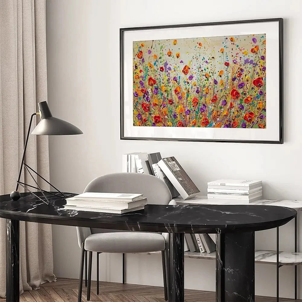 Sunset Meadow Framed Art Print Sunset Meadow Framed Art Print wall art product Olga Tkachyk