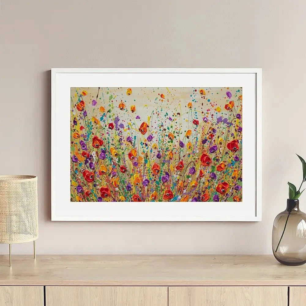 Sunset Meadow Framed Art Print Sunset Meadow Framed Art Print wall art product Olga Tkachyk