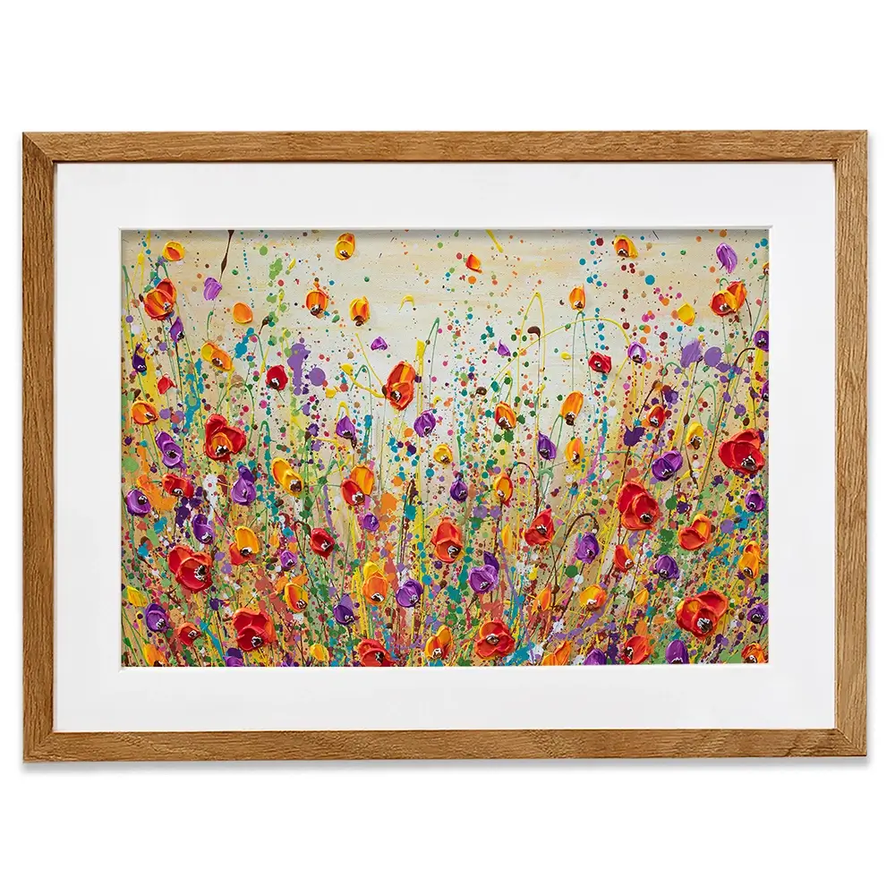 Sunset Meadow Framed Art Print Sunset Meadow Framed Art Print wall art product Olga Tkachyk