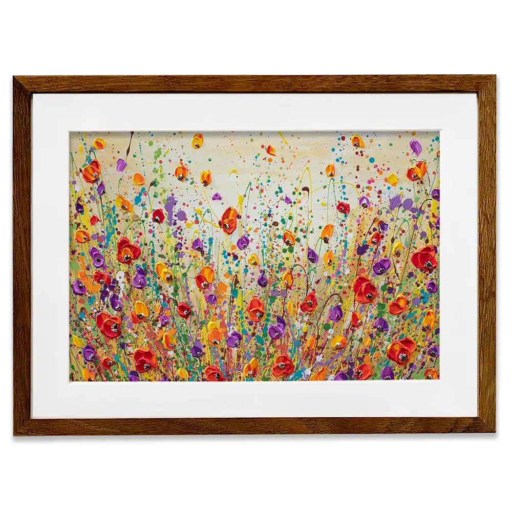 Sunset Meadow Framed Art Print Sunset Meadow Framed Art Print wall art product Olga Tkachyk