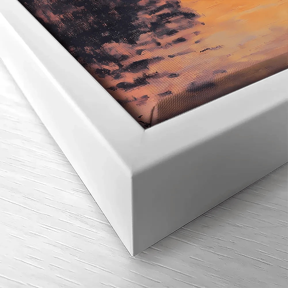 Sunset Over The Lake Canvas Print Sunset Over The Lake Canvas Print wall art product Walker Noble