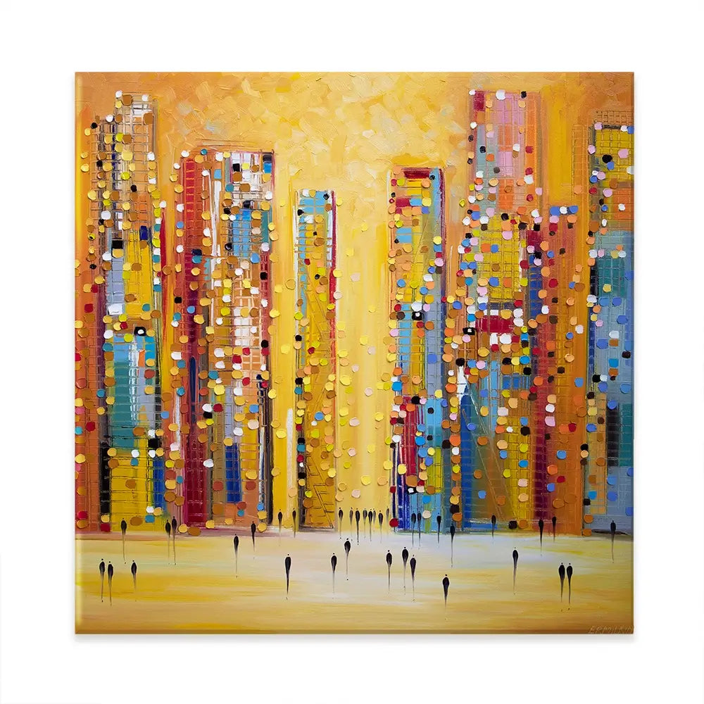 Sunset Reverie Square Canvas Print Sunset Reverie Square Canvas Print wall art product Ekaterina Ermilkina