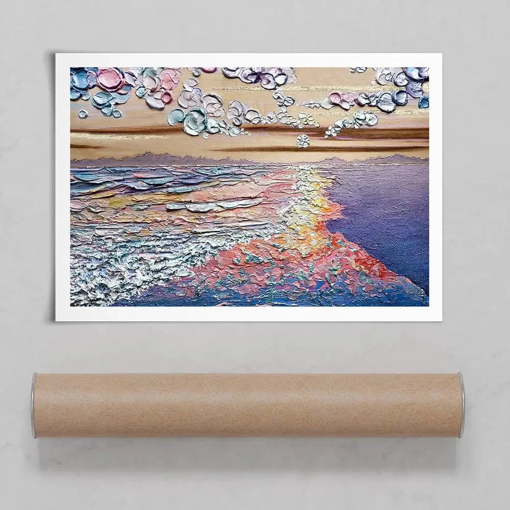 Sunset Sorbet Art Print Sunset Sorbet Art Print wall art product Nada Khatib