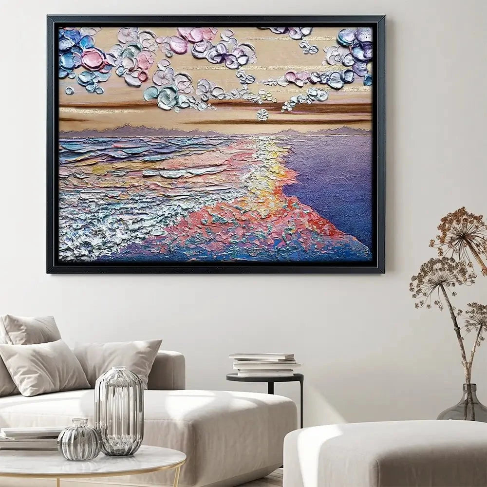 Sunset Sorbet Canvas Print Sunset Sorbet Canvas Print wall art product Nada Khatib