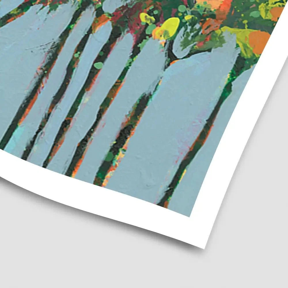 Sunset Trees Art Print Sunset Trees Art Print wall art product Regina Moore