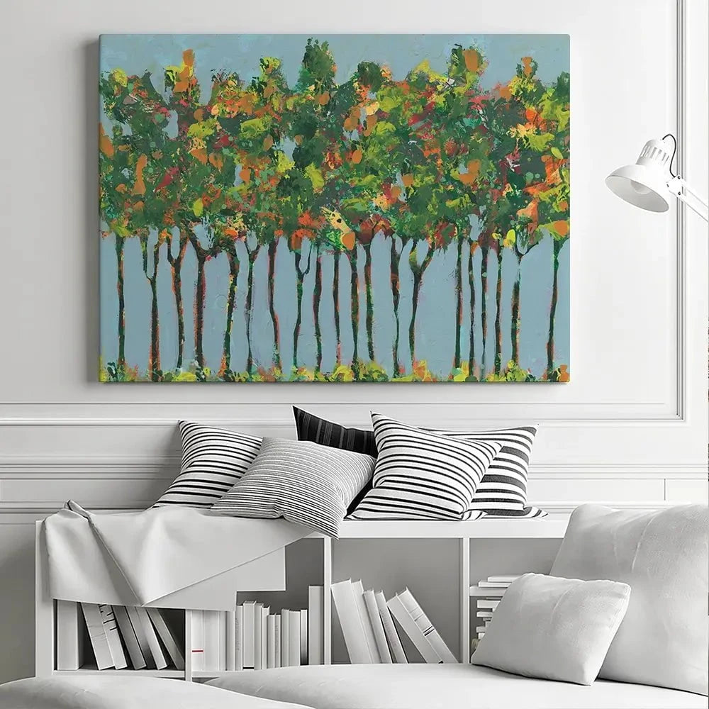 Sunset Trees Canvas Print Sunset Trees Canvas Print wall art product Regina Moore