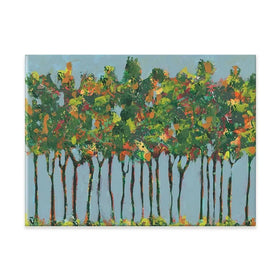 Sunset Trees Canvas Print Sunset Trees Canvas Print wall art product Regina Moore