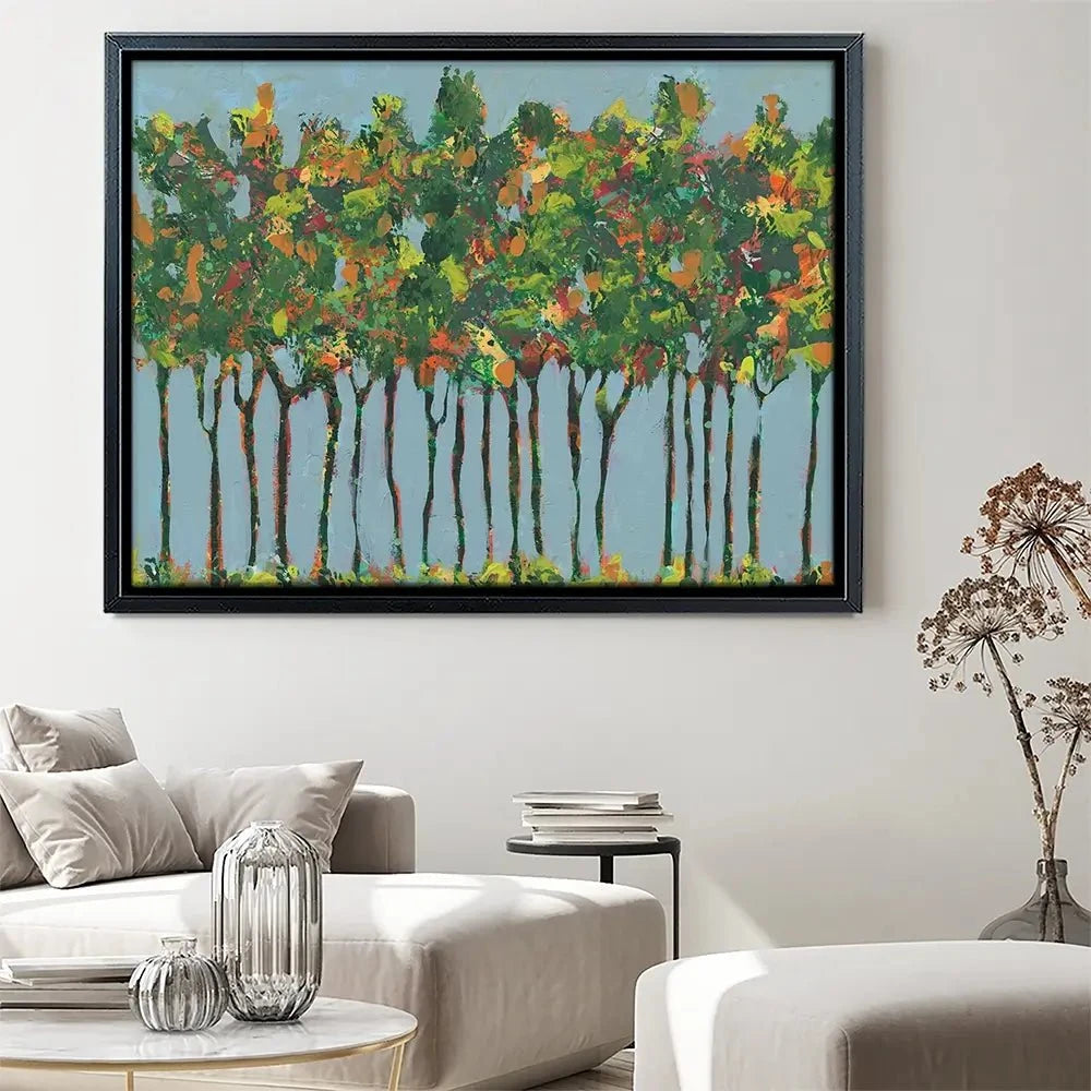 Sunset Trees Canvas Print Sunset Trees Canvas Print wall art product Regina Moore