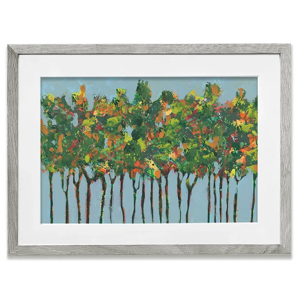 Sunset Trees Framed Art Print Sunset Trees Framed Art Print wall art product Regina Moore