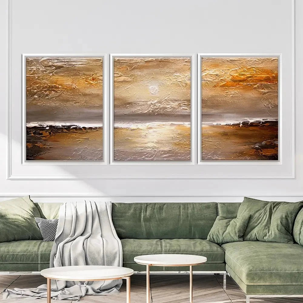Sunset Trio Canvas Print Sunset Trio Canvas Print | Trio Canvas Art wall art product Osnat Tzadok