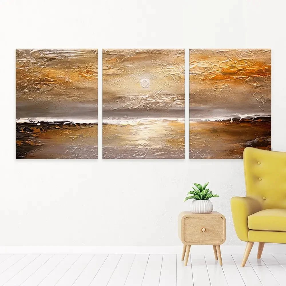 Sunset Trio Canvas Print Sunset Trio Canvas Print | Trio Canvas Art wall art product Osnat Tzadok