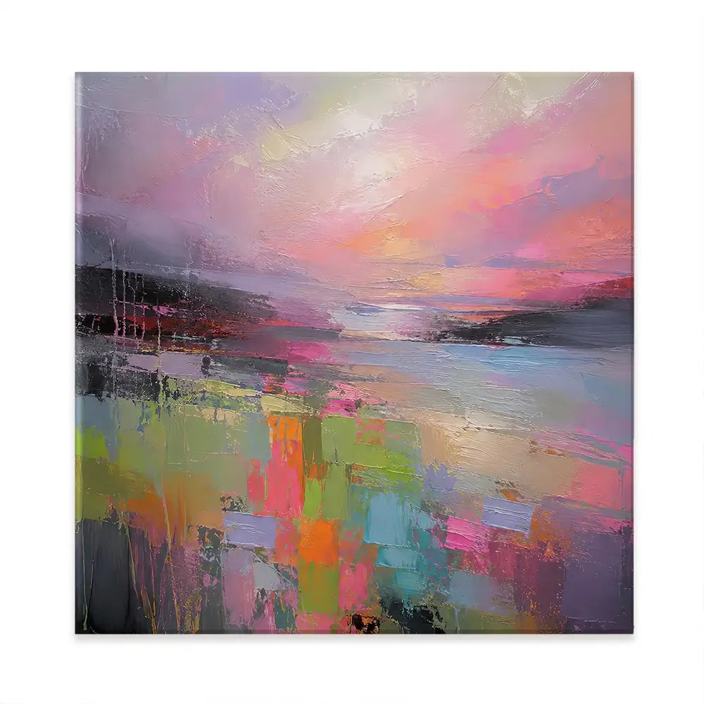 Sunset Wash Square Canvas Print Sunset Wash Square Canvas Print wall art product David Alexander Elder