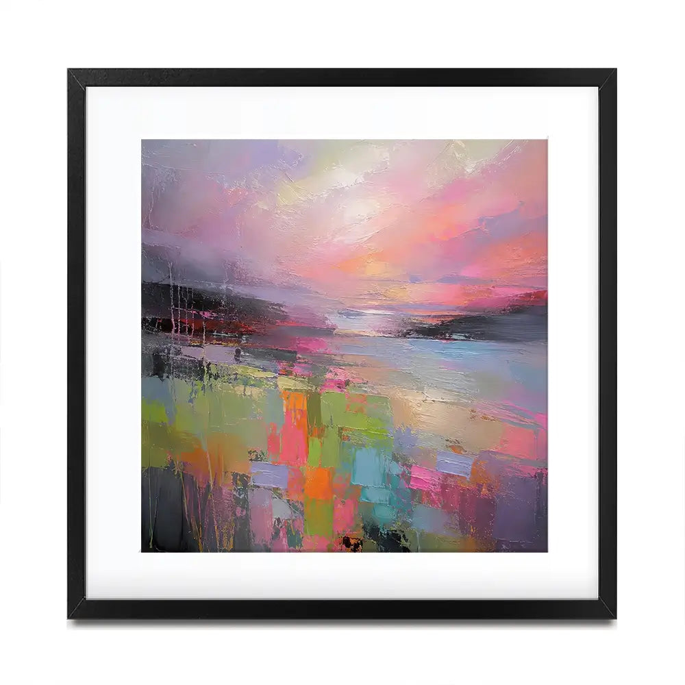 Sunset Wash Square Framed Art Print Sunset Wash Square Framed Art Print wall art product David Alexander Elder