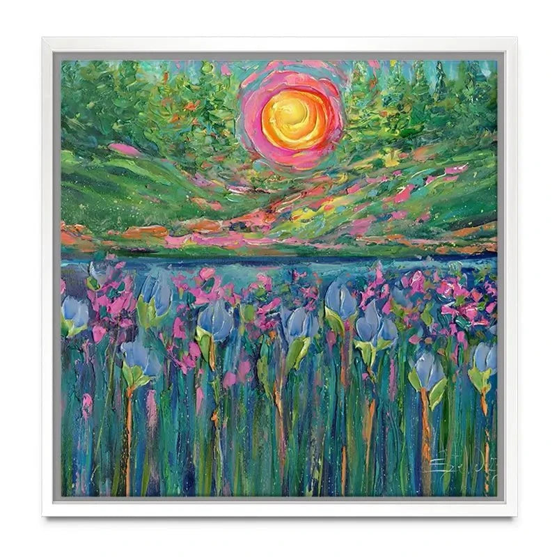 Sunshine And Flowers Canvas Print Sunshine And Flowers Canvas Print wall art product Estelle Grengs - Independent