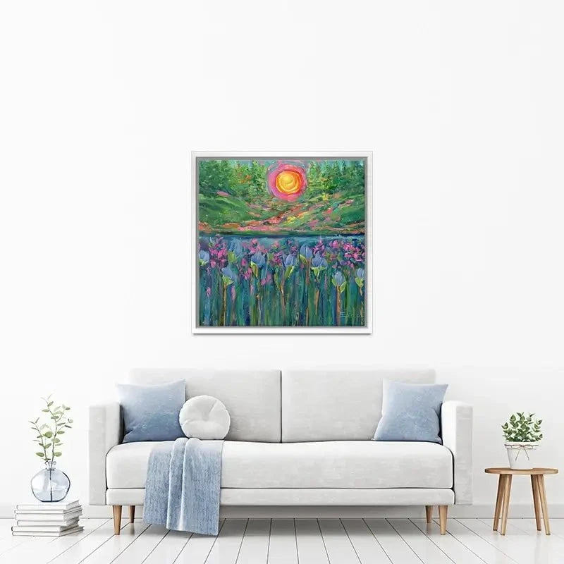 Sunshine And Flowers Canvas Print Sunshine And Flowers Canvas Print wall art product Estelle Grengs - Independent
