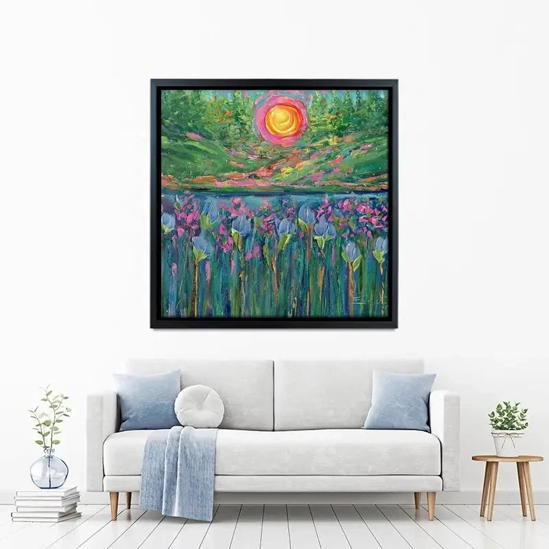 Sunshine And Flowers Canvas Print Sunshine And Flowers Canvas Print wall art product Estelle Grengs - Independent