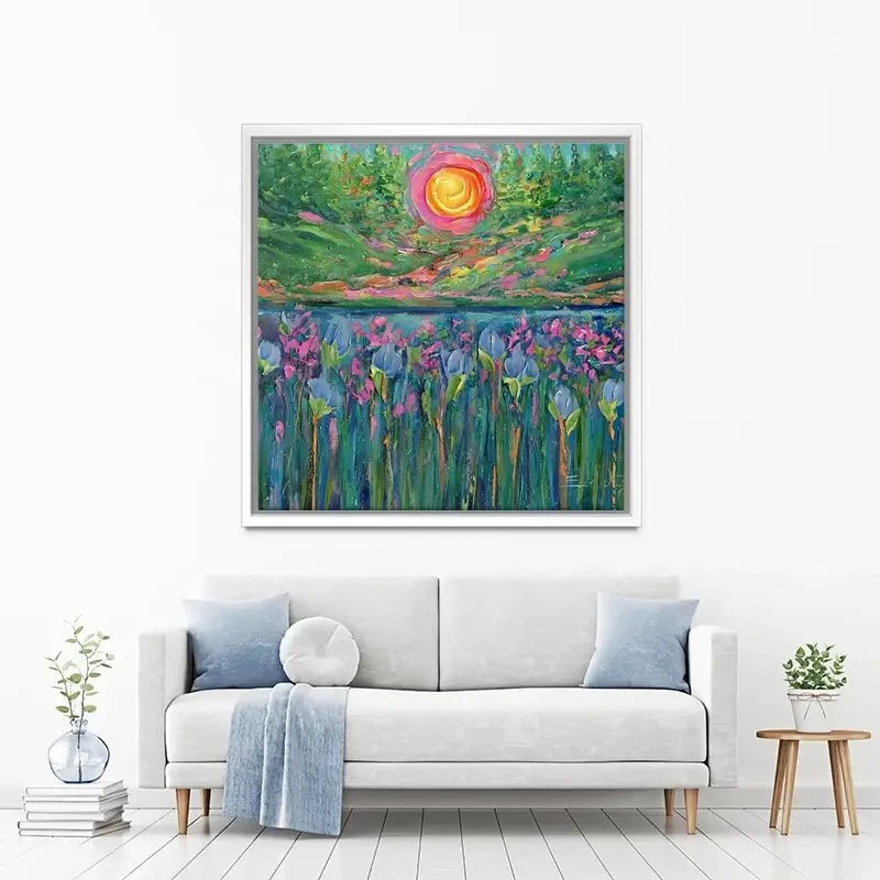 Sunshine And Flowers Canvas Print Sunshine And Flowers Canvas Print wall art product Estelle Grengs - Independent