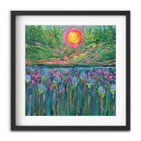 Sunshine And Flowers Framed Art Print Sunshine And Flowers Framed Art Print wall art product Estelle Grengs - Independent