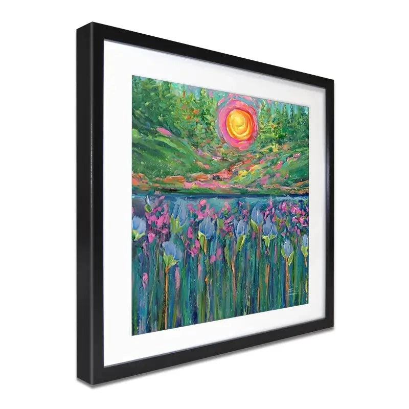 Sunshine And Flowers Framed Art Print Sunshine And Flowers Framed Art Print wall art product Estelle Grengs - Independent