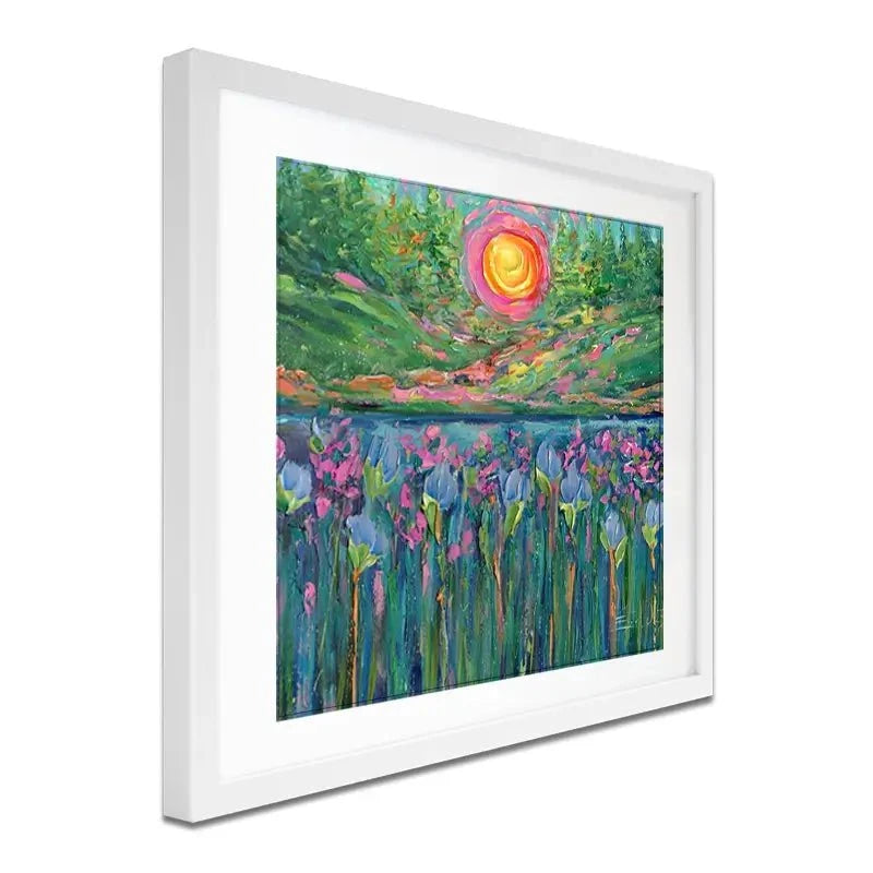 Sunshine And Flowers Framed Art Print Sunshine And Flowers Framed Art Print wall art product Estelle Grengs - Independent