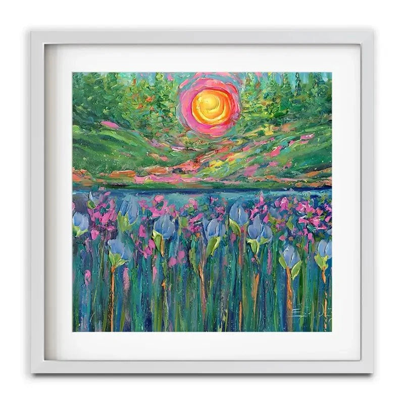 Sunshine And Flowers Framed Art Print Sunshine And Flowers Framed Art Print wall art product Estelle Grengs - Independent