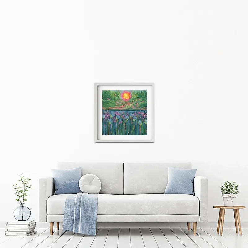 Sunshine And Flowers Framed Art Print Sunshine And Flowers Framed Art Print wall art product Estelle Grengs - Independent