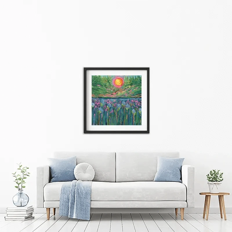 Sunshine And Flowers Framed Art Print Sunshine And Flowers Framed Art Print wall art product Estelle Grengs - Independent