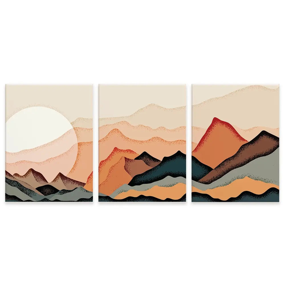 Sunshine Mountain View Trio Canvas Print Sunshine Mountain View Trio Canvas Print wall art product Valerii_M / Shutterstock