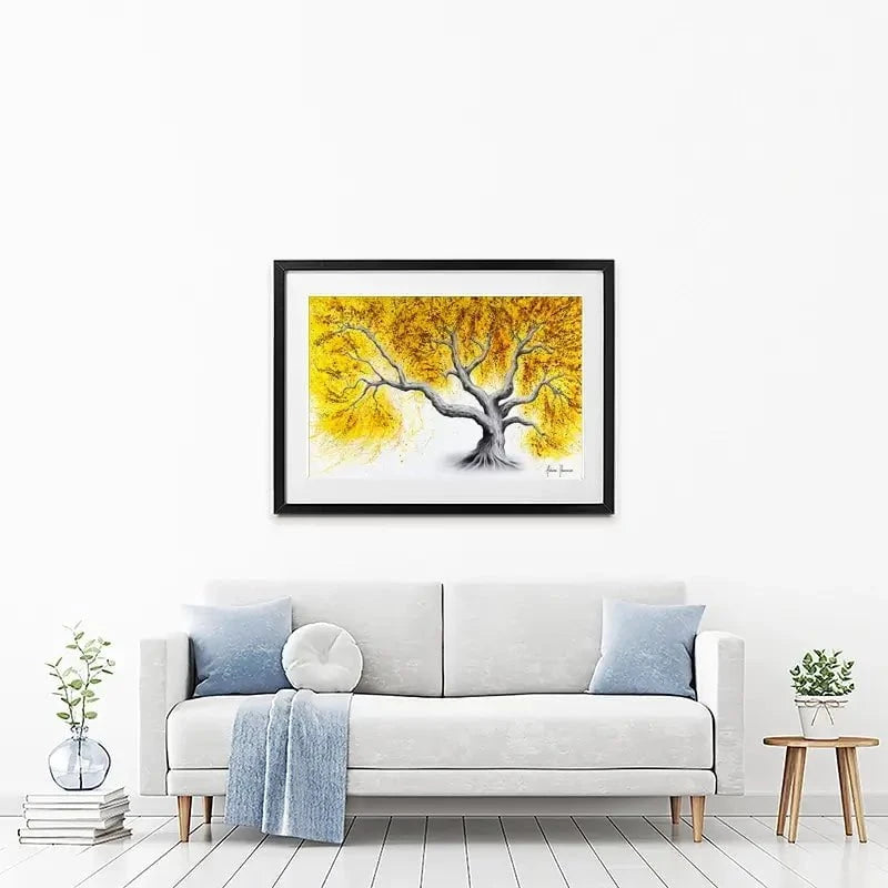 Sunshine Tree Framed Art Print Sunshine Tree Framed Art Print wall art product Ashvin Harrison
