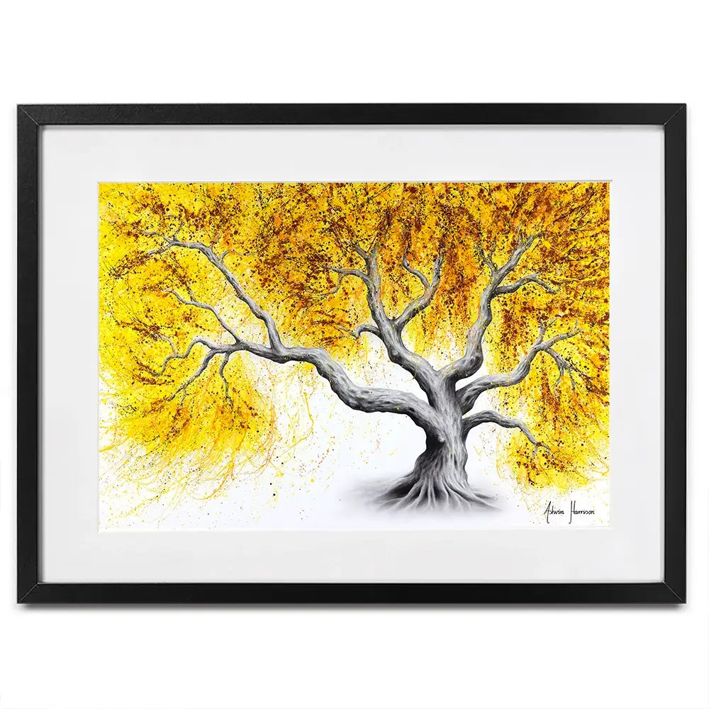 Sunshine Tree Framed Art Print Sunshine Tree Framed Art Print wall art product Ashvin Harrison (2016-2022 collection)