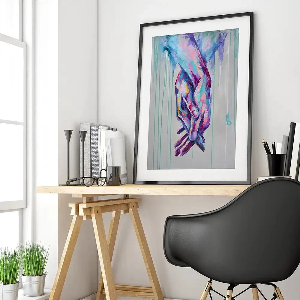Support Framed Art Print Support Framed Art Print wall art product Mari Dein / Shutterstock