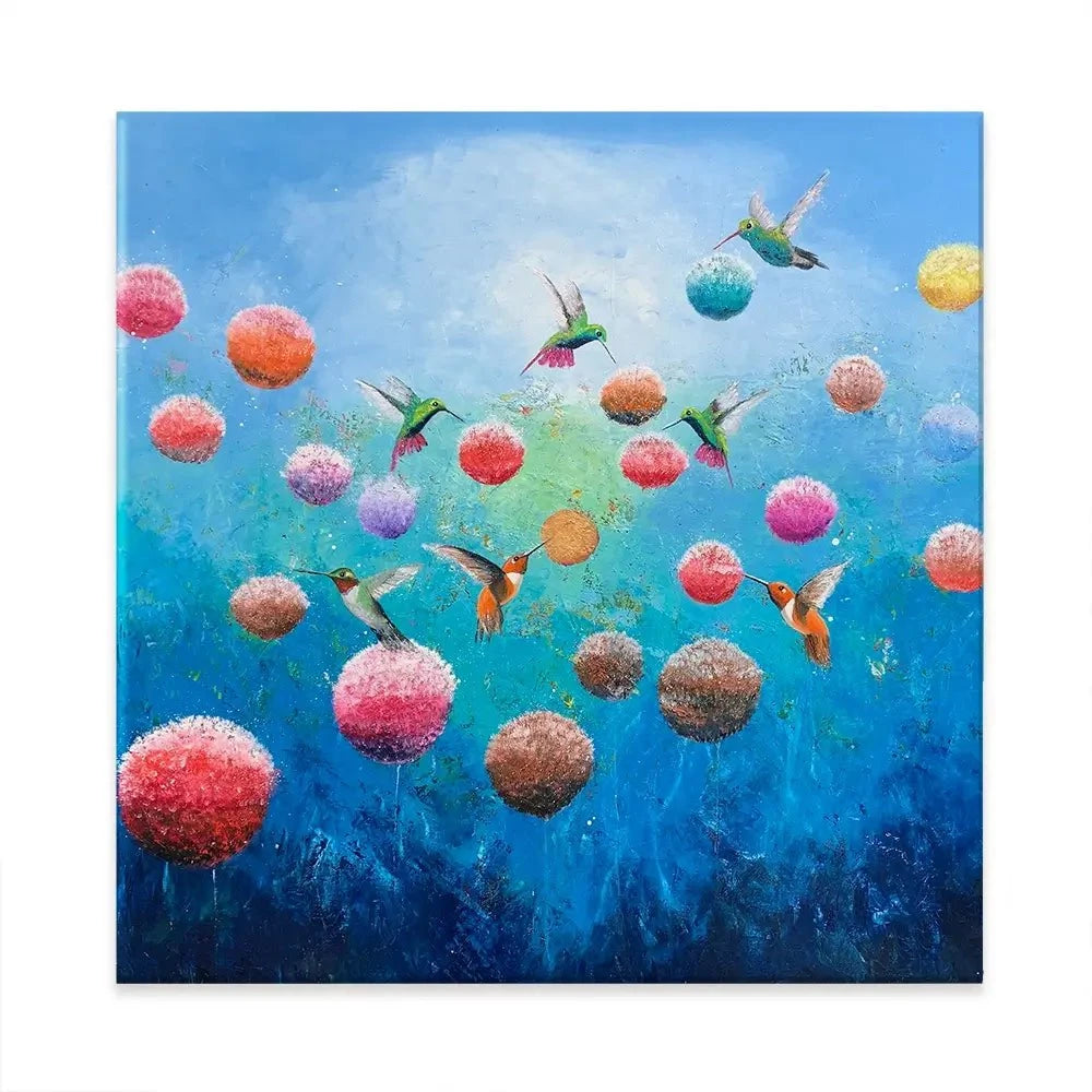 Surrender To Love Square Canvas Print Surrender To Love Square Canvas Print wall art product Laure Bury