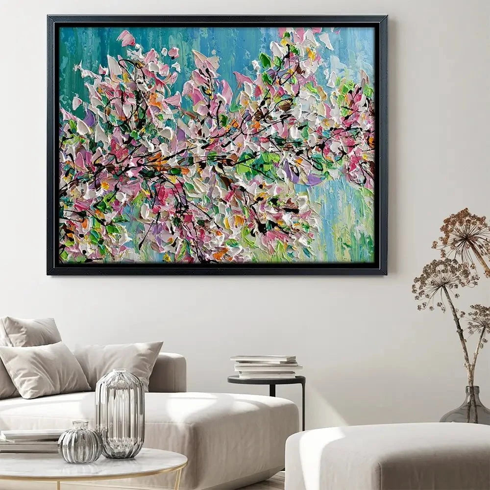 Sweet Cherry Blossom Canvas Print Sweet Cherry Blossom Canvas Print wall art product Olga Tkachyk