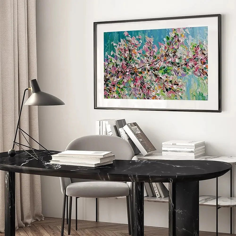 Sweet Cherry Blossom Framed Art Print Sweet Cherry Blossom Framed Art Print wall art product Olga Tkachyk