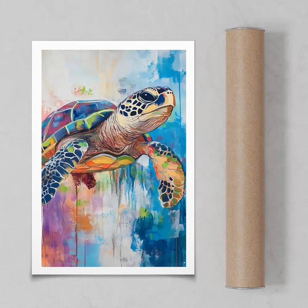 Swimming In Colour Art Print Swimming In Colour Art Print wall art product Franklyn Gregory - Independent