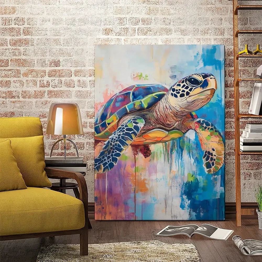 Swimming In Colour Canvas Print Swimming In Colour Canvas Print wall art product Franklyn Gregory - Independent