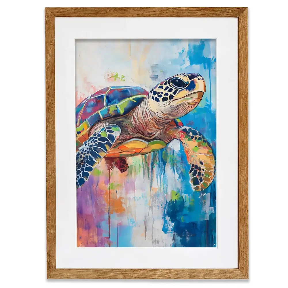 Swimming In Colour Framed Art Print Swimming In Colour Framed Art Print wall art product Franklyn Gregory - Independent