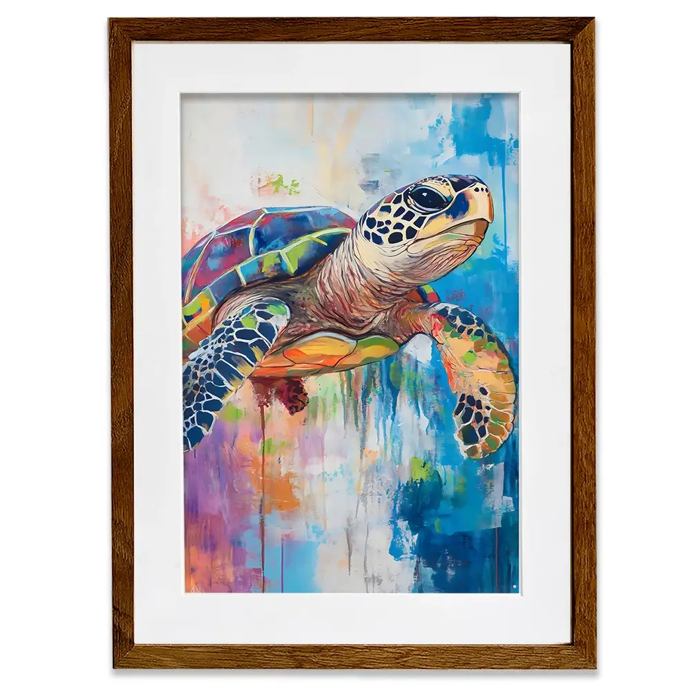 Swimming In Colour Framed Art Print Swimming In Colour Framed Art Print wall art product Franklyn Gregory - Independent