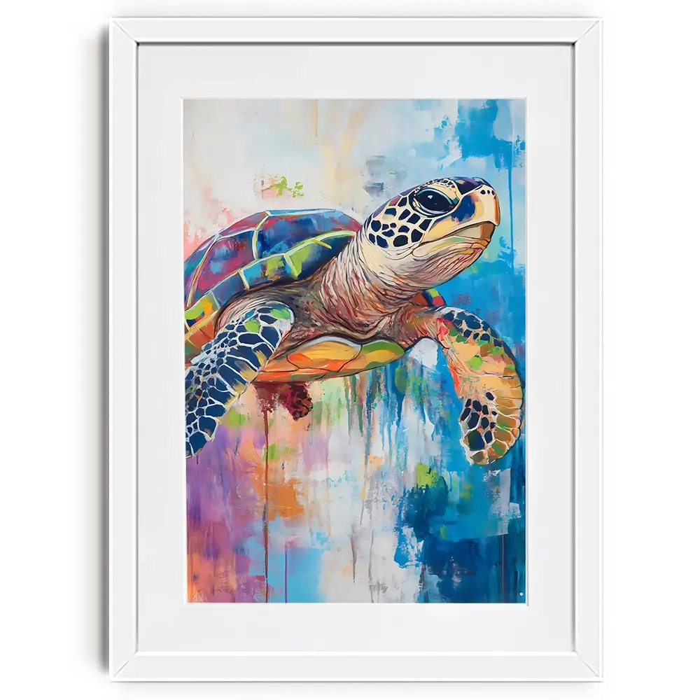 Swimming In Colour Framed Art Print Swimming In Colour Framed Art Print wall art product Franklyn Gregory - Independent
