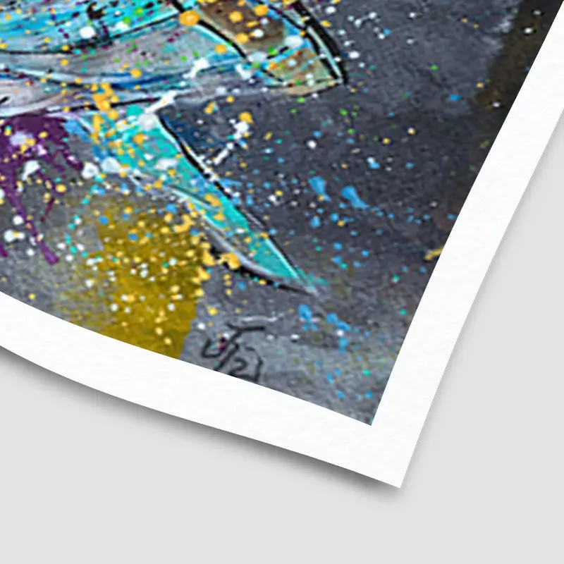 Swimming Turtle Splash Art Print Swimming Turtle Splash Art Print wall art product Jamie Taylor