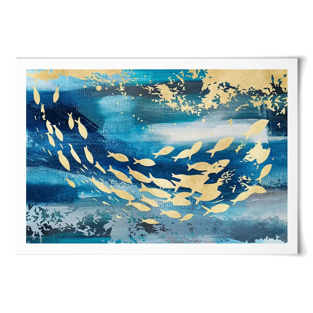 Swimming With The Fishes Art Print Swimming With The Fishes Art Print wall art product Art Print Shop