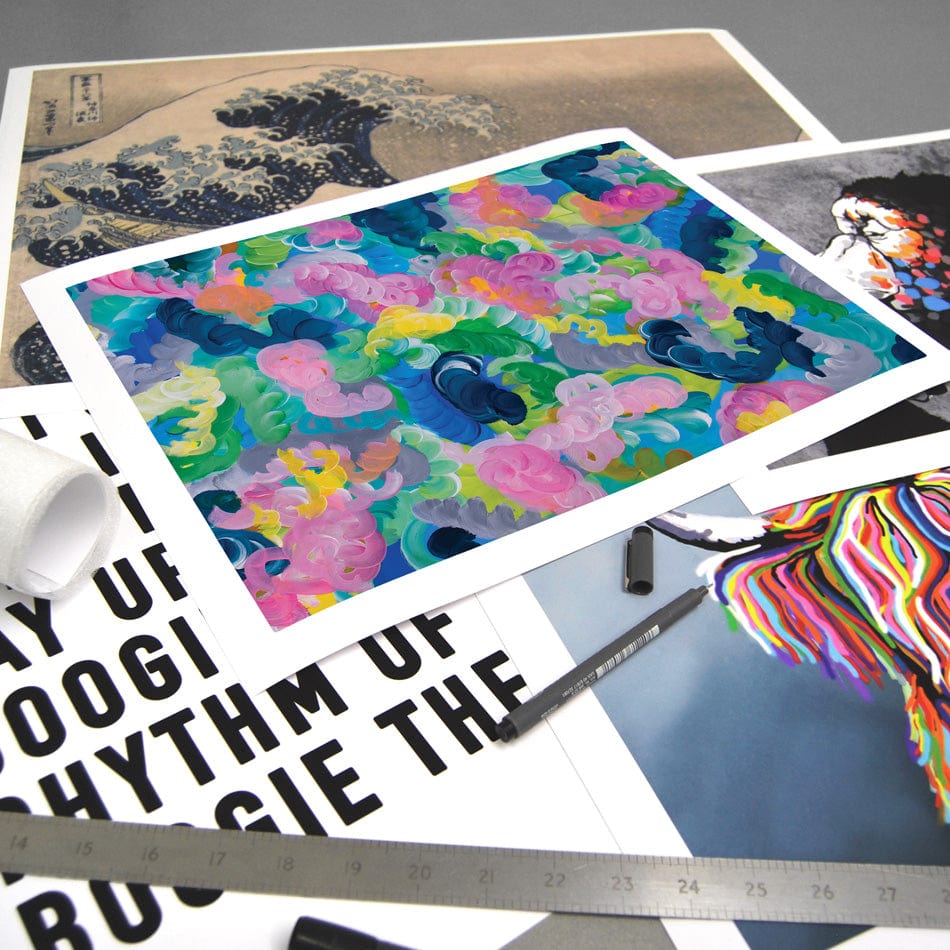 Swirls Art Print wall art product Olga Tkachyk