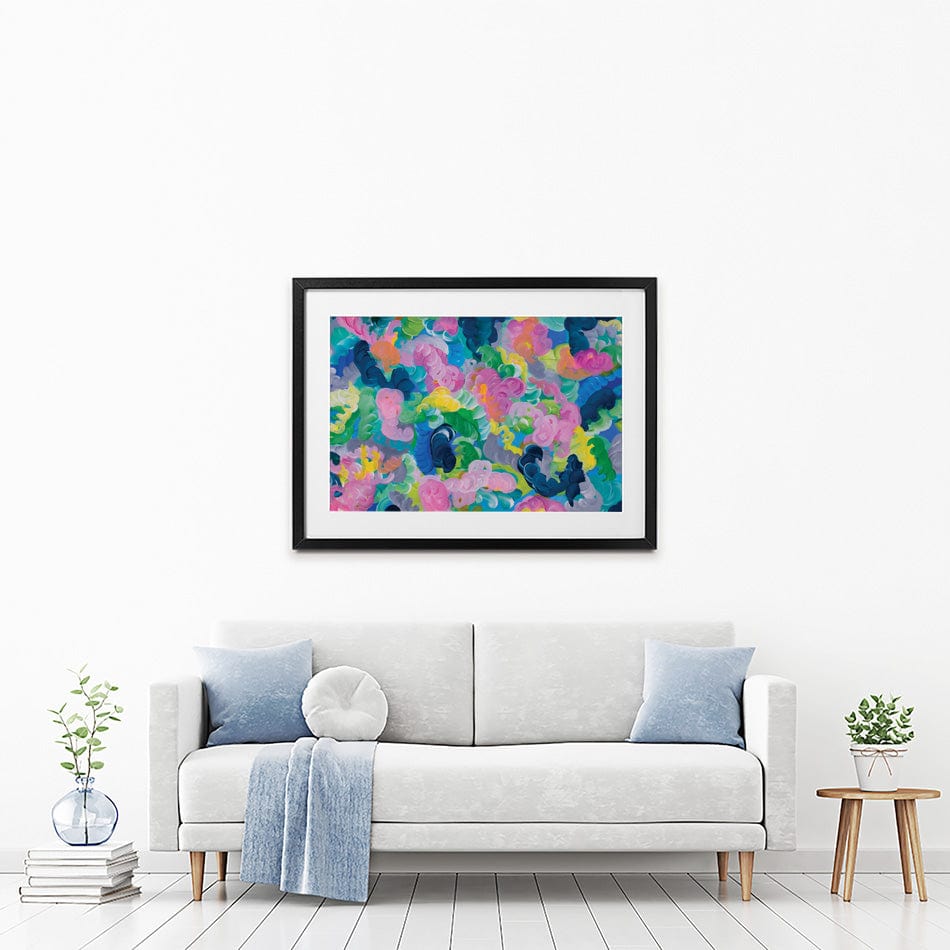 Swirls Framed Art Print wall art product Olga Tkachyk